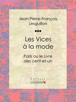 cover image of Les Vices à la mode